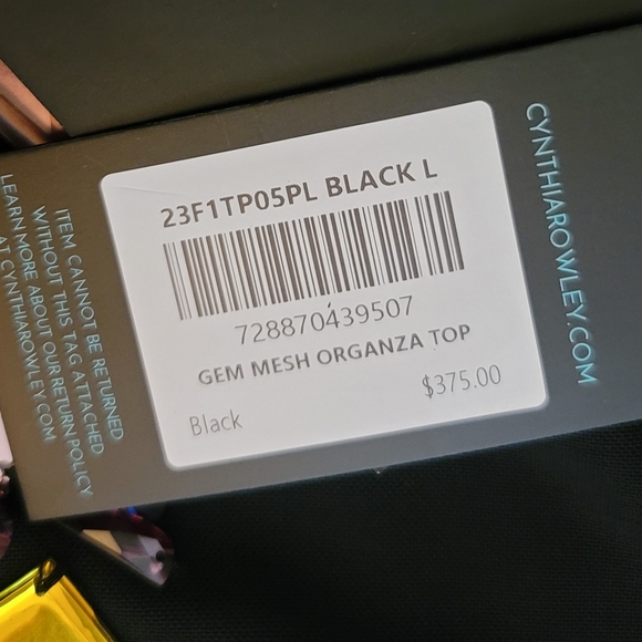 Cynthia Rowley Top L/M - Picture 5 of 5